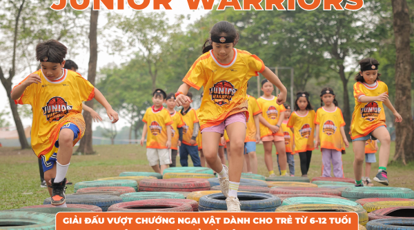 Giải đấu vượt chướng ngại vật "chiến binh nhí" – Junnior Warrionrs Hà Nội