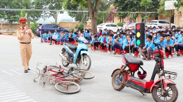 TP. HCM: Trường học hưởng ứng "Tuần lễ an toàn giao thông đường bộ toàn cầu"