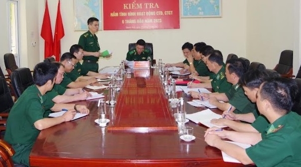 Bộ đội biên phòng tỉnh Thanh Hóa chủ động thực hiện tốt hoạt động công tác đảng, công tác chính trị