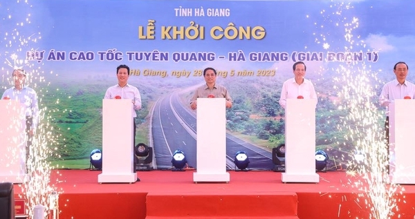 Khởi công dự án hạ tầng giao thông lớn nhất Hà Giang và Tuyên Quang