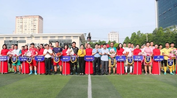 Khai mạc Giải bóng đá Báo chí miền Trung lần thứ lần IX/2023 tại Nghệ An