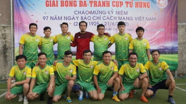 TP.HCM: Sắp khởi tranh Giải bóng đá chào mừng Ngày Báo chí cách mạng Việt Nam