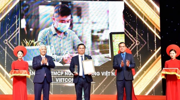 Vietcombank là một trong 5 tập thể được vinh danh tại Chương trình Vinh quang Việt Nam lần thứ 18/2023