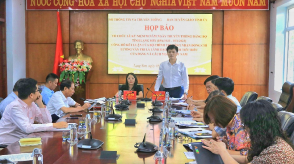 Lạng Sơn: Tổ chức họp báo thông tin về Lễ kỷ niệm  90 năm ngày thành lập Đảng bộ tỉnh