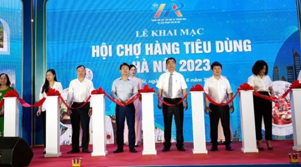 Hội chợ hàng tiêu dùng Hà Nội 2023: Cơ hội kết nối giao thương hàng hóa