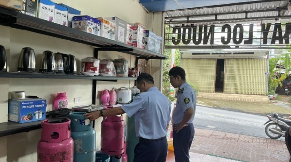 Xử phạt 01 cơ sở kinh doanh gas vi phạm tại Lai Châu
