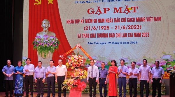 Lào Cai: Gặp mặt các cơ quan báo chí nhân kỷ niệm 98 năm ngày Báo chí cách mạng Việt Nam