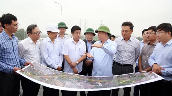 Bí thư Hà Nội yêu cầu phải hoàn thành giải phóng mặt bằng toàn bộ dự án đường vành đai 4 trong năm 2023