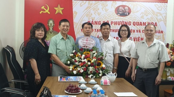 Lãnh đạo Hiệp hội VATAP chúc mừng Tạp chí Thương hiệu và Công luận nhân kỷ niệm 98 năm Ngày Báo chí cách mạng Việt Nam