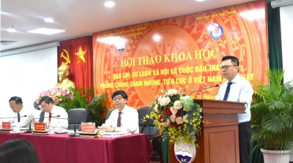 Hội thảo khoa học quốc gia “Báo chí, dư luận xã hội và cuộc đấu tranh phòng, chống tham nhũng, tiêu cực ở Việt Nam hiện nay”