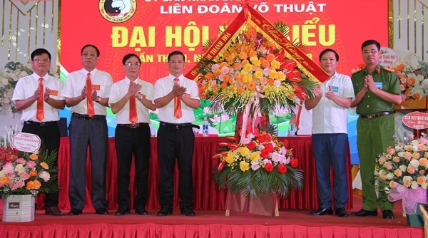 Đại hội đại biểu Liên đoàn Võ thuật tỉnh Thanh Hóa Khóa II