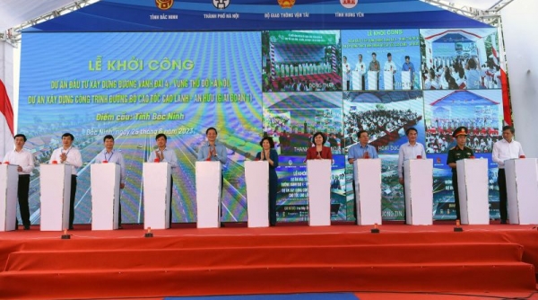 Bắc Ninh khởi công Dự án Đầu tư xây dựng đường Vành đai 4 - Vùng Thủ đô