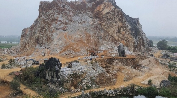 Thanh Hóa: Tổng Công ty đầu tư Hà Thanh bị xử phạt 170 triệu đồng trong khai thác khoáng sản