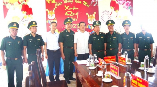 Phó thủ tướng Trần Lưu Quang kiểm tra công tác chống buôn lậu tại tỉnh An Giang