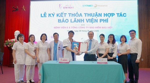 Bảo hiểm Bảo Việt ký kết hợp tác với Bệnh viện Hòe Nhai và Bệnh viện E