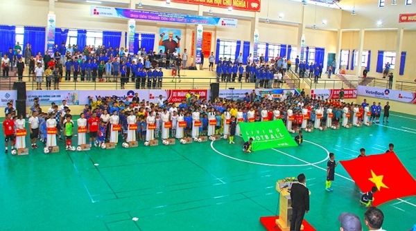 Khai mạc Giải bóng đá Nhi đồng Cúp Báo Thanh Hóa lần thứ II/2023