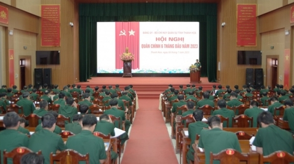 Bộ Chỉ huy quân sự tỉnh Thanh Hóa: Hội nghị quân chính 6 tháng đầu năm