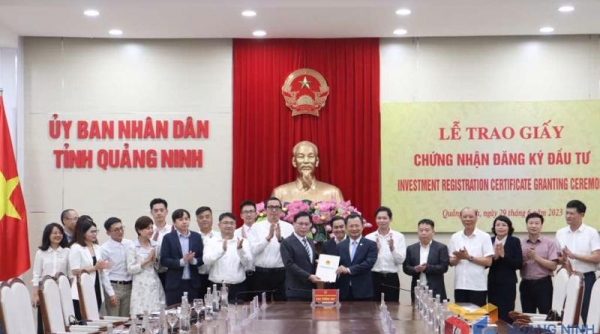 Quảng Ninh cấp giấy chứng nhận đầu tư cho 2 dự án gần 6.000 tỷ chỉ trong 12h làm việc