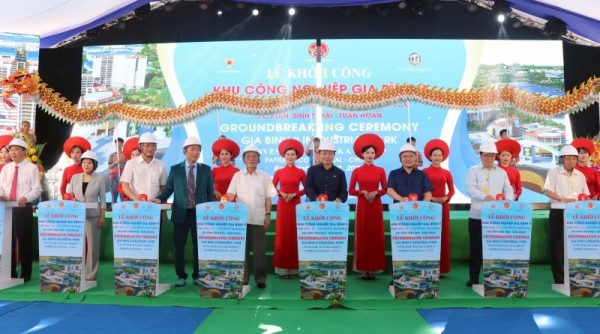 Bắc Ninh: Khởi công Dự án Khu công nghiệp Gia Bình II và thông xe tỉnh lộ 287