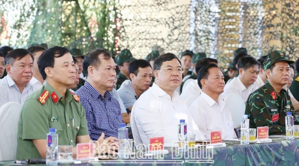 Nam Định: Diễn tập khu vực phòng thủ các huyện và bảo đảm tác chiến phòng thủ các sở, ngành năm 2023