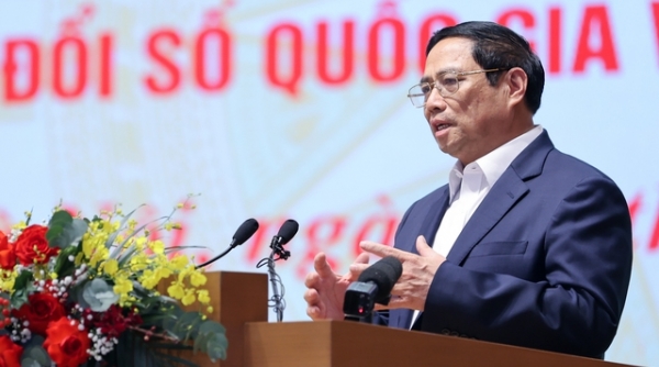 Thủ tướng Chính phủ Phạm Minh Chính chủ trì hội nghị toàn quốc về chuyển đổi số quốc gia