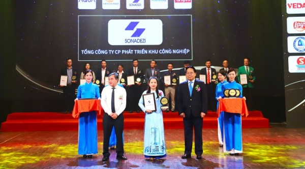 Sonadezi đạt Top 10 Nhãn hiệu nổi tiếng Việt Nam 2023