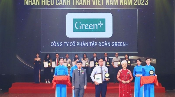 Green+đạt Top 10 nhãn hiệu nổi tiếng Việt Nam năm 2023 nhóm ngành dược phẩm