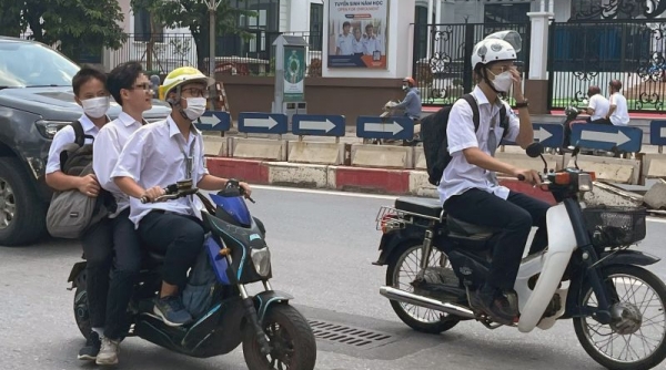 Bắc Ninh: Thị xã Quế Võ tăng cường các giải pháp bảo đảm trật tự an toàn giao thông cho học sinh, sinh viên