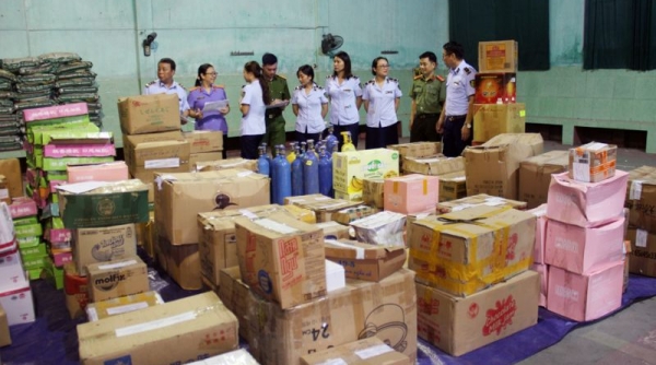Bắc Giang: Tiêu hủy tang vật vi phạm hành chính trị giá gần 520 triệu đồng