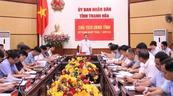 Chủ tịch UBND tỉnh Thanh Hóa tiếp doanh nghiệp định kỳ tháng 7/2023