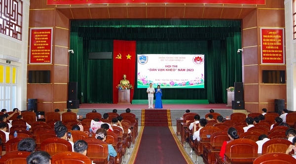 Bộ Tư lệnh Vùng 2 Hải quân tổ chức Hội thi "Dân vận khéo năm 2023"