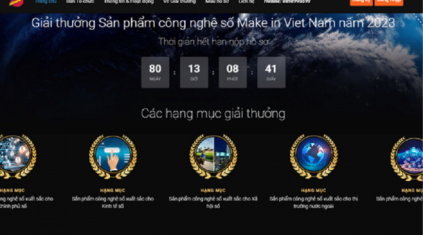 Thư mời doanh nghiệp hưởng ứng giải thưởng “Sản phẩm công nghệ số Make in Viet Nam” năm 2023