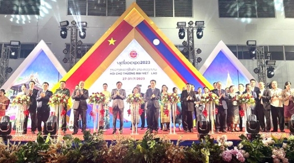 Hội chợ Thương mại Việt - Lào 2023: Tăng cường hợp tác giữa cộng đồng doanh nghiệp