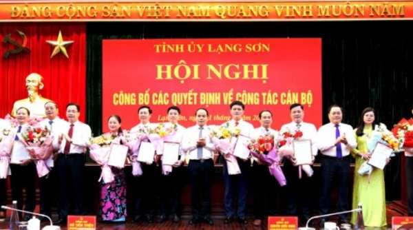 Lạng Sơn: Luân chuyển, bổ nhiệm 11 cán bộ chủ chốt