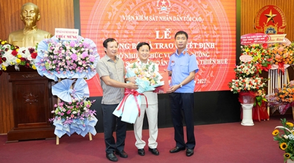 Thừa Thiên Huế có Viện trưởng Viện Kiểm sát nhân dân mới