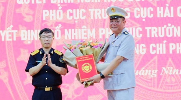 Ông Phạm Quốc Hưng được bổ nhiệm giữ chức vụ Phó cục trưởng Cục Hải quan Quảng Ninh