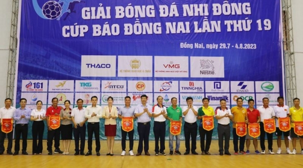 THACO tài trợ Giải bóng đá Nhi đồng - Cúp Báo Đồng Nai lần thứ 19