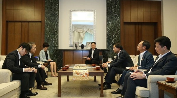 Lãnh đạo tỉnh Lào Cai thăm và làm việc với Đại sứ Nhật Bản