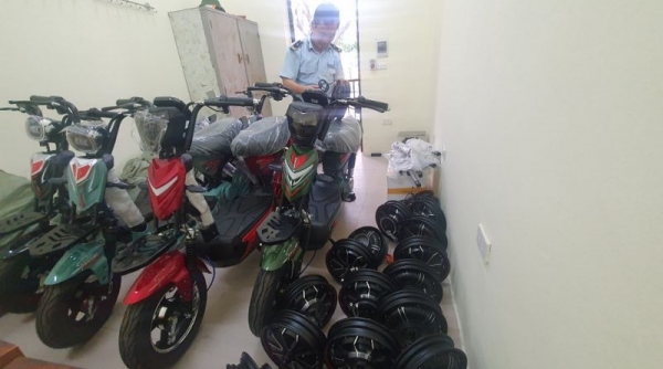 Hưng Yên: Tạm giữ nhiều xe đạp điện không rõ nguồn gốc