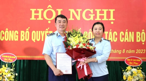 Ông Trần Mạnh Hùng được bổ nhiệm giữ chức Cục trưởng Cục Quản lý thị trường Cao Bằng