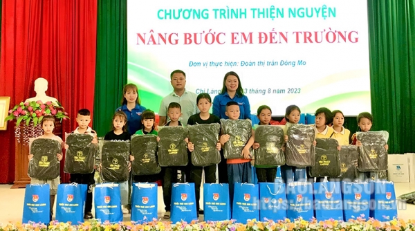 Huyện Chi Lăng (Lạng Sơn): Tổ chức chương trình “Nâng bước em đến trường”