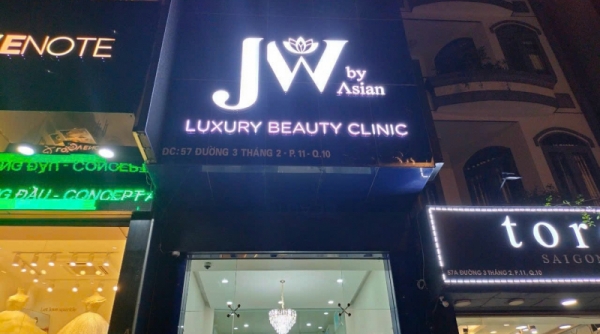 Hoạt động không phép, Thẩm mỹ JW By Asian Luxury Beauty Clinic bị phạt 135 triệu đồng