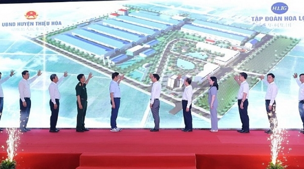Tập đoàn Hoa Lợi khởi công Dự án nhà máy sản xuất, gia công giày dép xuất khẩu tại Thanh Hoá
