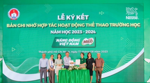 Nestlé Việt Nam và Sở Giáo dục và Đào tạo TP.HCM ký kết Thỏa thuận hợp tác cho năm học 2023 – 2024