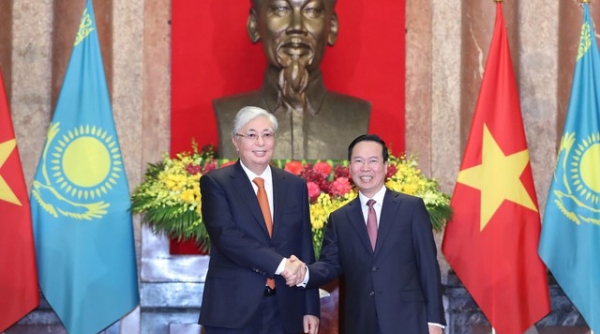 Thông cáo báo chí chung về kết quả chuyến thăm chính thức Việt Nam của Tổng thống Kazakhstan