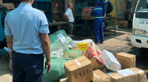 TP. Hồ Chí Minh: Tiêu hủy hơn 3.400 đơn vị sản phẩm hàng hóa không rõ nguồn gốc
