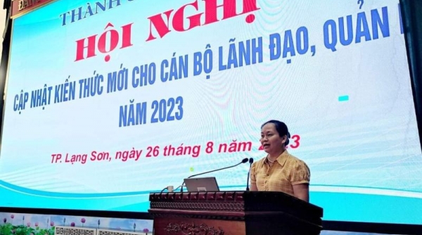 Thành ủy Lạng Sơn: Bồi dưỡng cập nhật kiến thức chính trị cho 400 đại biểu