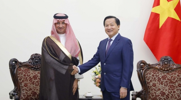 Phó thủ tướng Lê Minh Khái tiếp Bộ trưởng Bộ Du lịch Saudi Arabia
