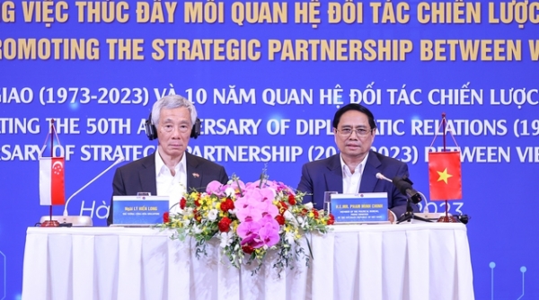 Tiên phong đóng góp vào quan hệ chiến lược Việt Nam-Singapore