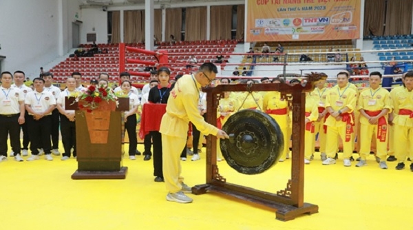 Tưng bừng giải thi đấu võ thuật tranh cúp Tài năng trẻ Việt Nam 2023